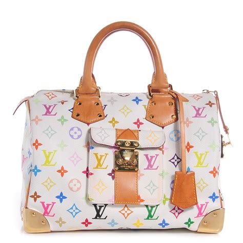 louis vuitton white speedy 30